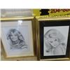 Image 2 : Drawings - Farrah Fawcette & Anne Margaret, Roy Rodgers Photo & 2 Old Photo Albums Full of Pictures