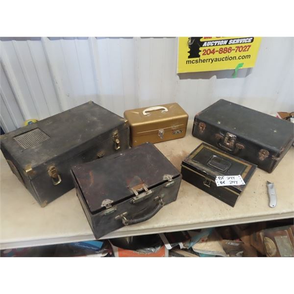 LEather & Metal Cases/Boxes