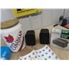 Image 2 : Moslson Cdn Cooler, Sylvania Disc Player Bose Set of Speakers, Radio/Alarm, Hockey Stickers Plus