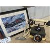 Image 2 : Rotary Desk Phone, Picture of Delivery Wagon & Ruby Fortress Fighting Plane