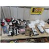 Image 1 : New Hockey Equip, Hockey Mask, Goal Net Replace Shorts,2 Shoulder Pads, Knee Pads, Elbow Pad, Socks 