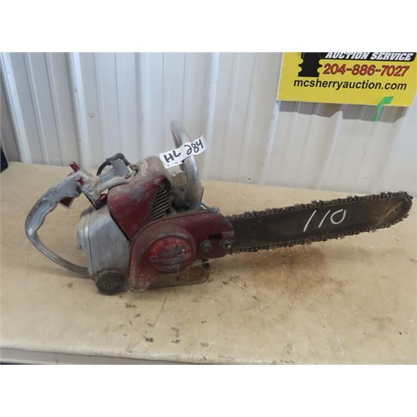 Cdn Vintage Chain Saw Total Length 33"