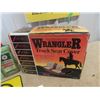 Image 2 : 3 Texaco Outboard Oil Containers, 3 7 Up Bottles, Pipline Warning Signs, New Old Stock Wrangler Truc
