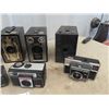 Image 2 : 8 Cameras - Kodak Duaflex, Brownie Target Six -16, 2 Box Camera, Kodak Instamatic X-35, Magimatic, A