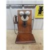 Image 1 : Oak Wall Mount Telephone