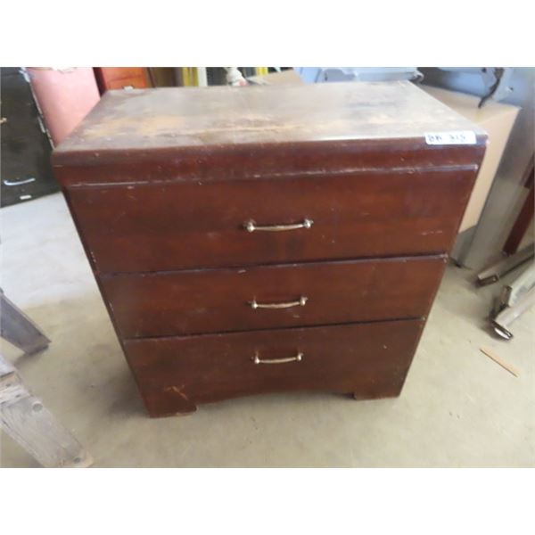 3 Drawer Dresser 32"H 30"W 16"D