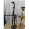 Image 2 : Plant Stand 40"H 12"RD, Giraffe Ornament 48"H
