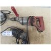 Image 2 : 3 Power Tools- Makita Planer, Milwaukee 1/2' Drill Mastercraft 3/8" Drill