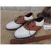 Image 3 : Miner's Helmet, Art on Wooden Paddle & Size 7 Golf Shoes