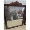 Image 2 : 2 Wooden Framed Mirrors 1) 21" x 27" & 1) 16.5" x 27"