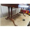 Image 2 : Coffee Table w Tapestry Design Under Glass 17.5" X 34.5" x 18" D