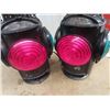 Image 2 : 2 CNR Railwasy Switchman's Lanterns- Have Been Converted to Electrical - Hang Up & Enjoy!