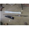Image 1 : Roll of Poly, PVC Pipe, & Weather Stripping