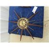 Image 2 : Retro United Clock 25" x 25" Ish, Owl Clock - 11" x 5" - Eyes Light Up !