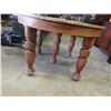 Image 2 : (CD) Oak Quarter Cut Table 30"H 46" RD