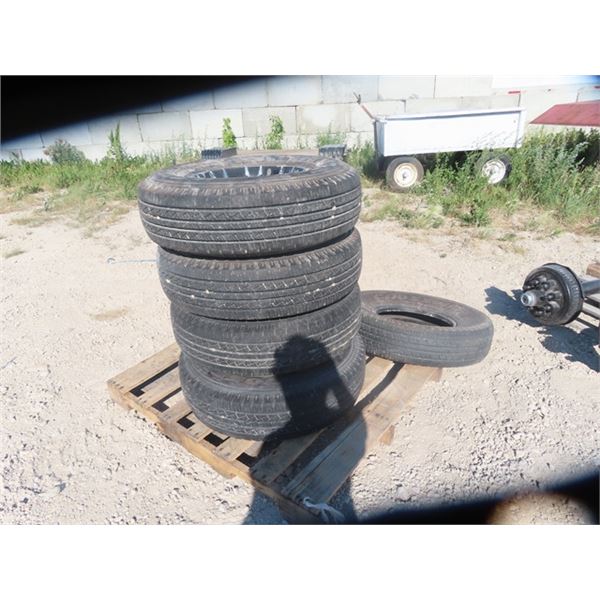 5 Tires & Rims- Crosswind 235/85 R 16 - 14 Ply