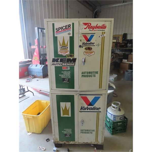 Metal Ignition Garage Cabinet 72" x 32" x 11"