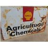 Image 3 : Metal Shell Agriculture Chemicals Sign 34" x 20"