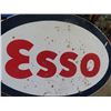 Image 2 : Porc Oval 2 Sided ESSO Sign 89" X 58"