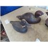 Image 3 : 4 Wood Carved Duck Decoys- Rough Condition