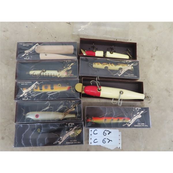 9 Muskee Lures 6" to 8"