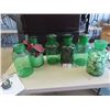 Image 1 : 6 Pharmacy Bottles 14" Tall- 7" Rd Base, 4 w Lids