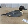 Image 3 : 2 Wood Carved Duck Decoys 1) RW Maloney 1980 & 1) Marked V S