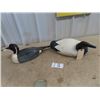 Image 4 : 2 Wood Carved Duck Decoys 1) RW Maloney 1980 & 1) Marked V S