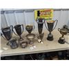 Image 1 : 10 Old Trophies- Sports, School 1916 & Up