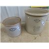 Image 1 : 2 Crocks 1) 5 Gal western Stoneware & 1) 2 Gal Diamond