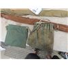 Image 2 : 7 Old Canvas Fishing Rod Soft Cases & 2 Pouches