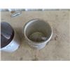 Image 2 : 1 Gal Crock & Crockery Jug- Jug is Clean , Crock has a few Cracks