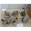 Image 1 : 6 Fishing Reel - Pflueger Taxie No 3138, Gibbs Tool Jubilee 442,CNFT, Decantelle Type B, & 2 No Mark