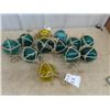 Image 1 : 12 Glass Fishing Net Float Decor/Display