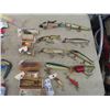 Image 1 : Approx 16 Lures , 6 Have Packages, Approx 10 Are Vintage Wooden Ones