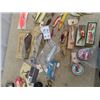 Image 3 : Fishing Lures- Vintage & Modern - Some in Pkgs Floats, Chain Fish Locks, & Fishing Line