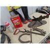 Image 2 : Proline New Size 9 Rubber Boots, Braided Sash Cord, Bridle, Bale Hook, Metal Fish Display, & Wrench