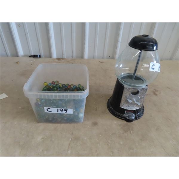 Gumball Machine & Marbles
