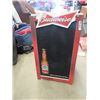 Image 1 : Budweiser Sidewalk Menu Board - 2 Sided 24" x 40"