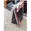 Image 2 : Budweiser Sidewalk Menu Board - 2 Sided 24" x 40"