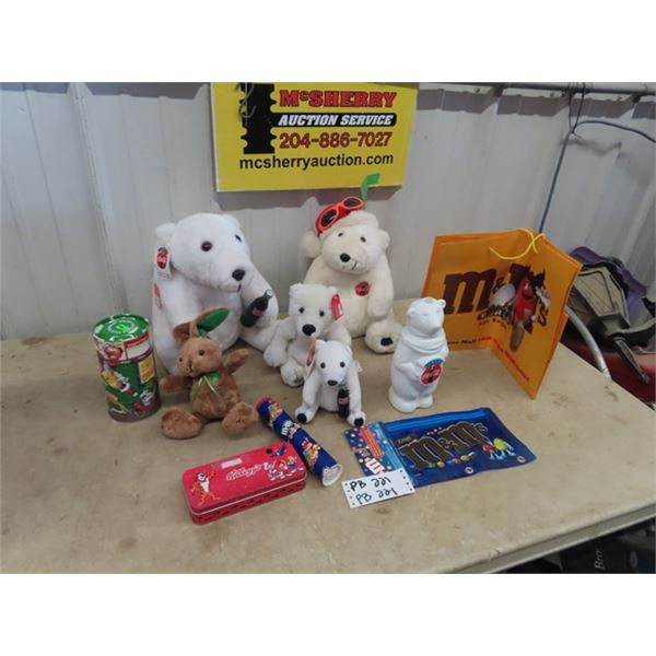 Coca Cola Bears, M& M Collectibles
