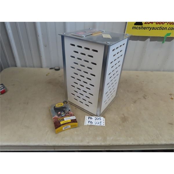 Counter Top Jewellery Store Swivel Display 16"H 11.5" x 11.5" Plus Phone Case