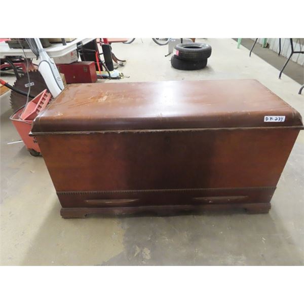 Cedar Chest w Bottom Drawer 26"H 48"W 19"D