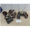Image 1 : 3 UHF Radios, 2 Standards , 1 Motorola w Chargers & Carrying Case - Will Work but needs Batteries