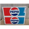 Image 2 : Metal Pepsi Sign 13" x 15"  & RC Pop Crate