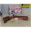 Image 2 : Framed Mobile Gas Adv, Metal Toy, Nylin Fire Wagon Trailer, Wyondotte Scraper Trailer