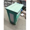 Image 2 : Painted Ice Box w Brass Tags- Prairie City 37"H 26"W 17"D