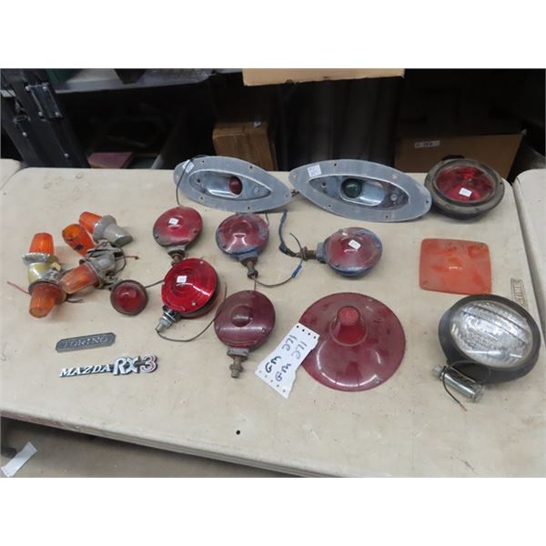 Auto Tail Lights , Clearance Lights, Plus Auto Emblems