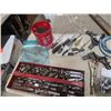 Image 3 : Mastercraft 8V Drill, Sockets, Wrenches, Odd & Ends Tools, Clamps, &  New Engine Heater