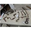 Image 1 : Old Tools, Wrenches, Drill Press Plus More!